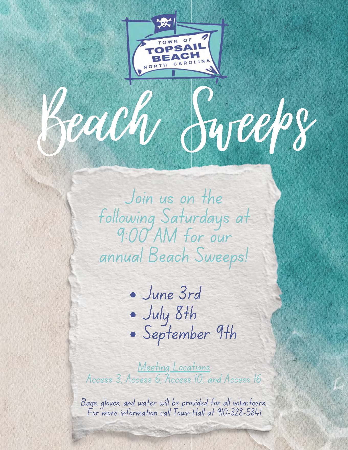 Beach Sweep > Topsail Beach North Carolina > About Topsail Beach > Events